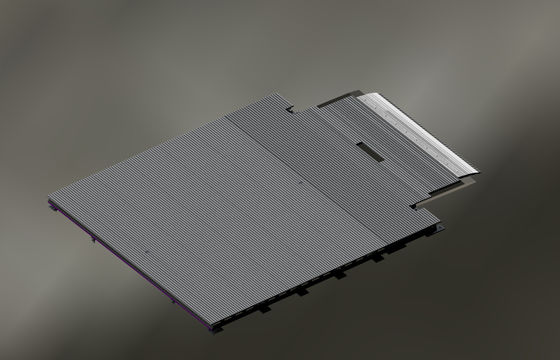 510 Escalator Modernization Aluminum Comb and Floor Plate for Indoor / Outdoor