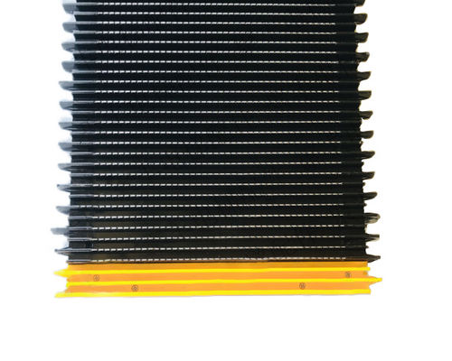 Type 1000 Escalator Metal Pallet 2 Sides Yellow Demarcation Pallet Stainless Steel