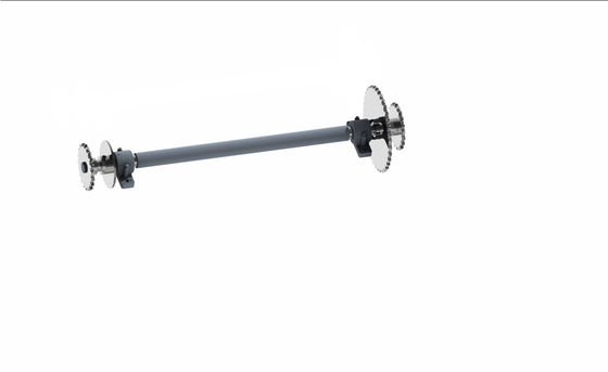 Length 1340 mm Escalator Spare Parts 18E Handrail Drive For CNM